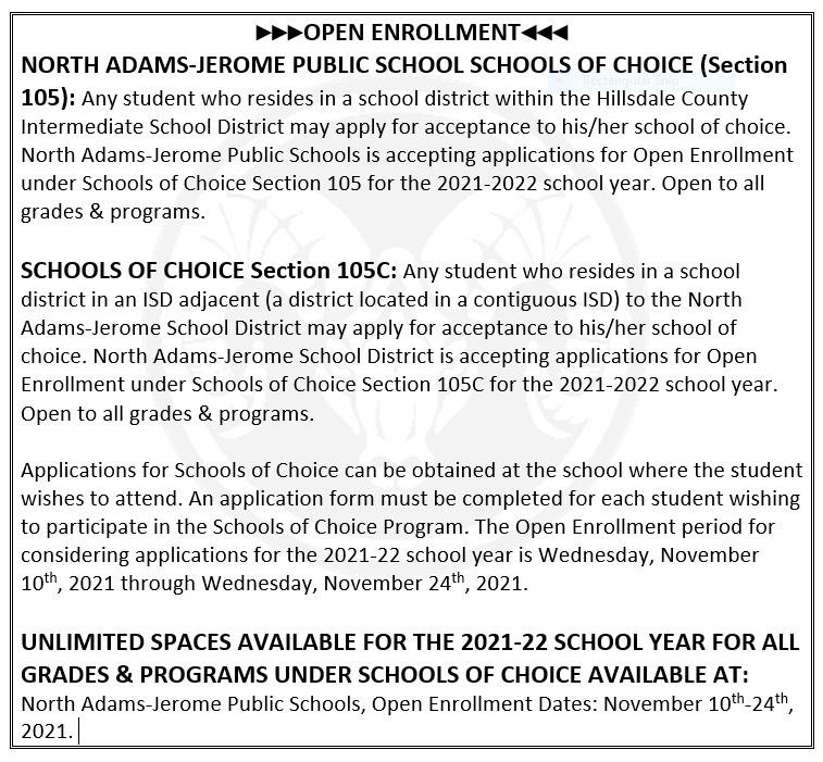 Open Enrollment 11/10/21-11/24-21