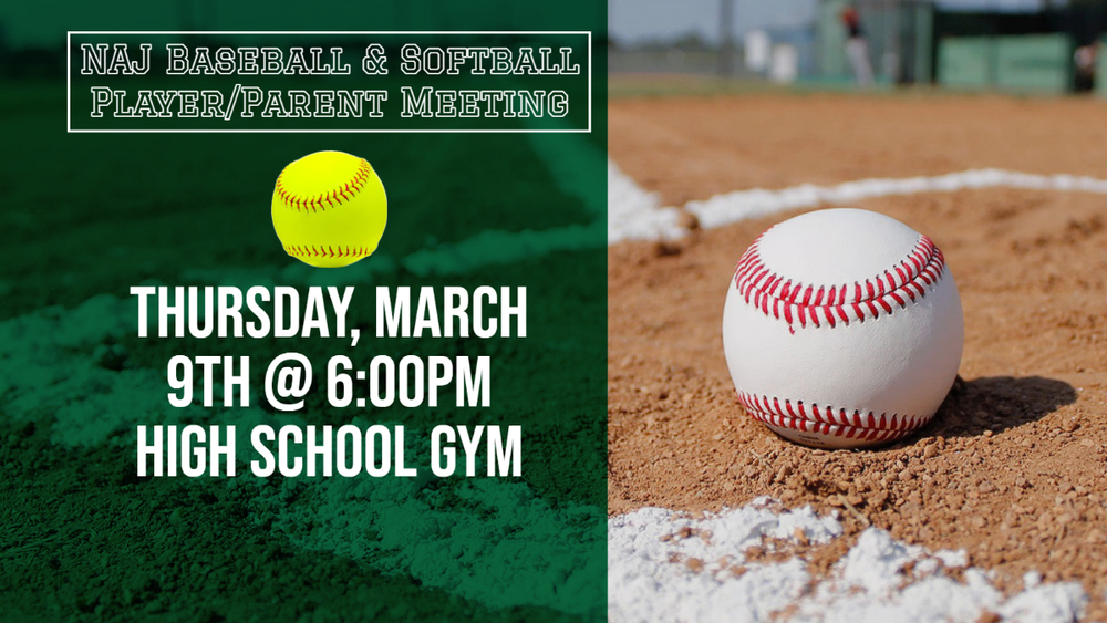 Baseball/Softball Parent Player Meeting