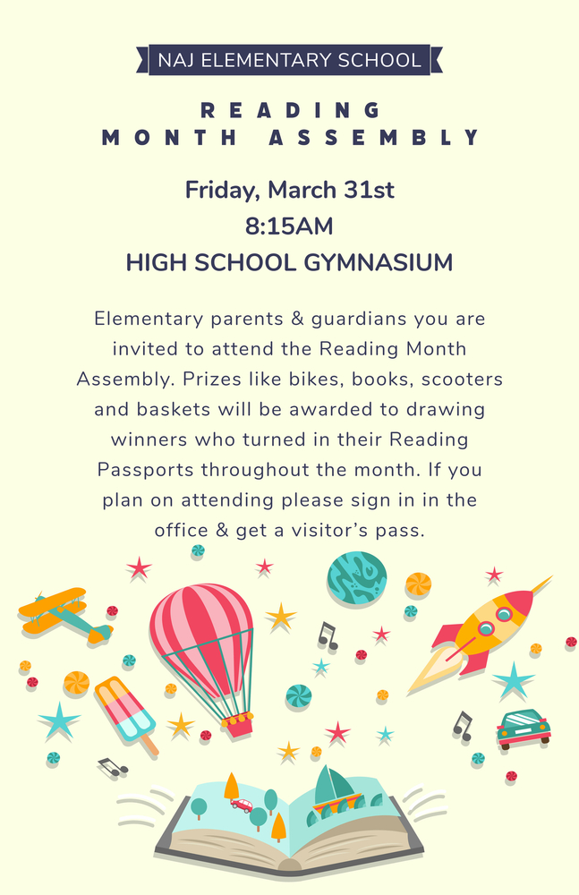 Elementary Reading Month Assembly